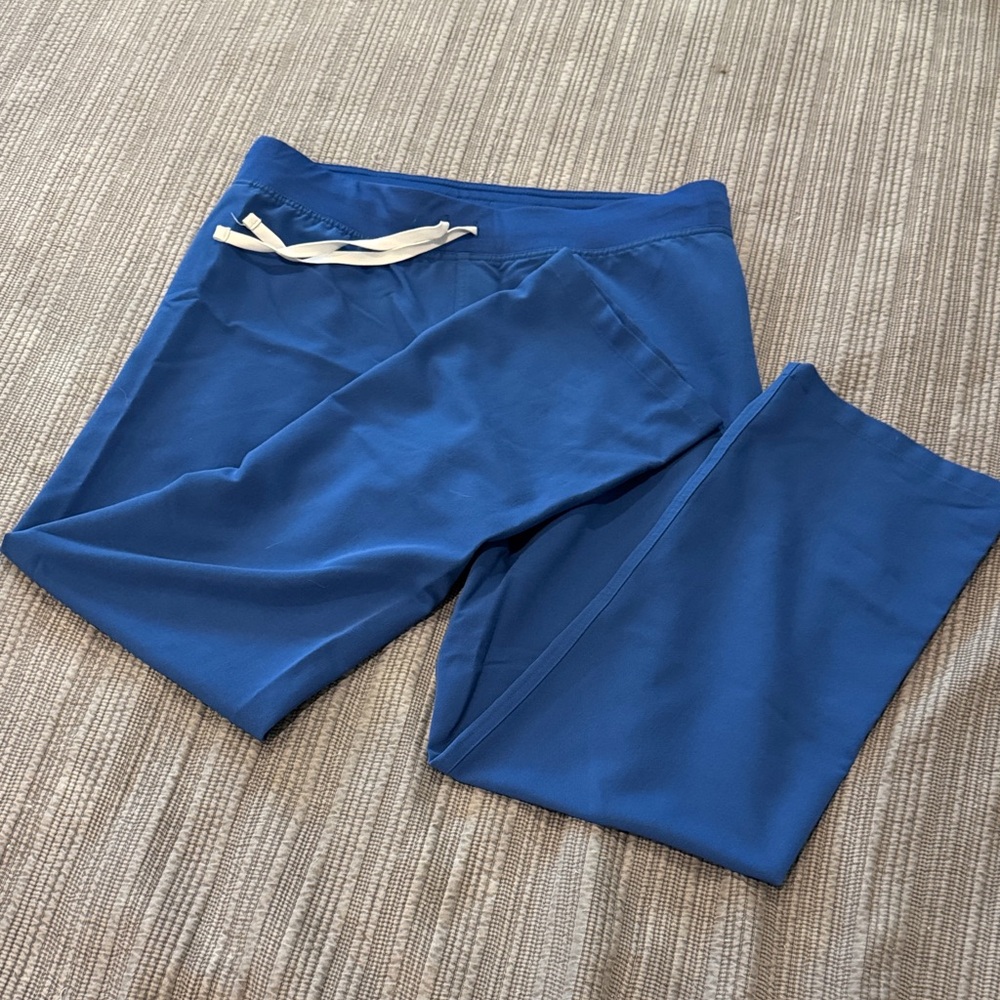 Figs Women Technical Collection Blue Scrub Pants